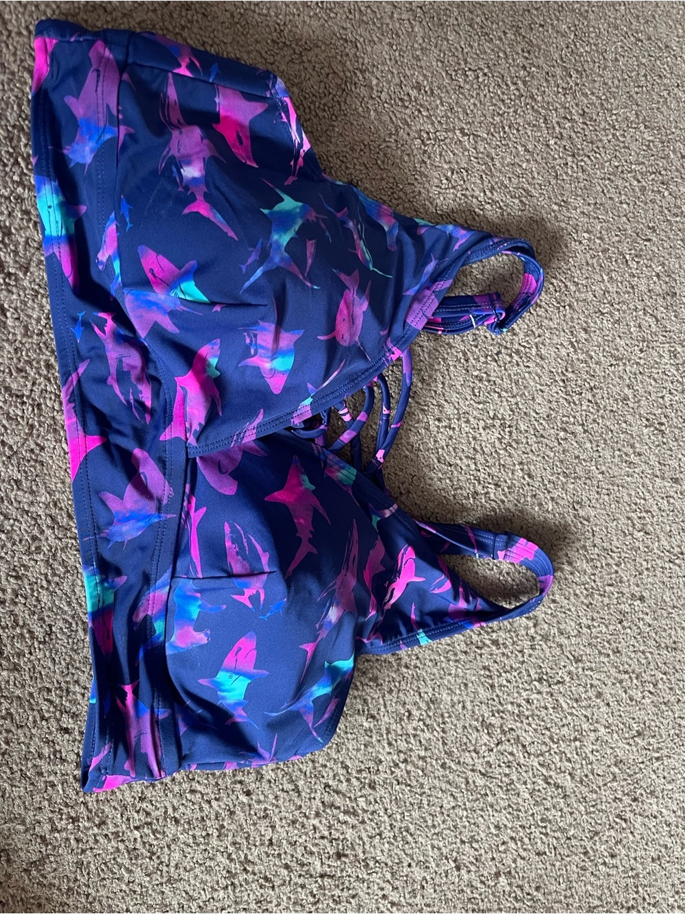 NWOT Torrid Shark Swim top 1 - Picture 4 of 5